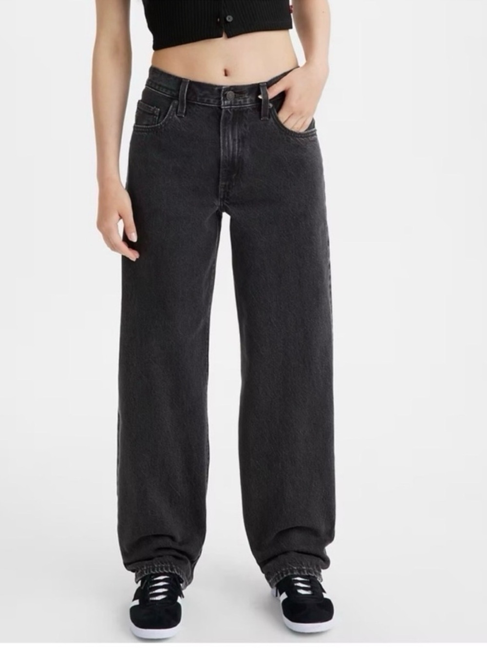 Levi's Baggy Dad Jean Size 24x30, Charcoal